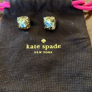 Kate Spade pierced gold costume earrings